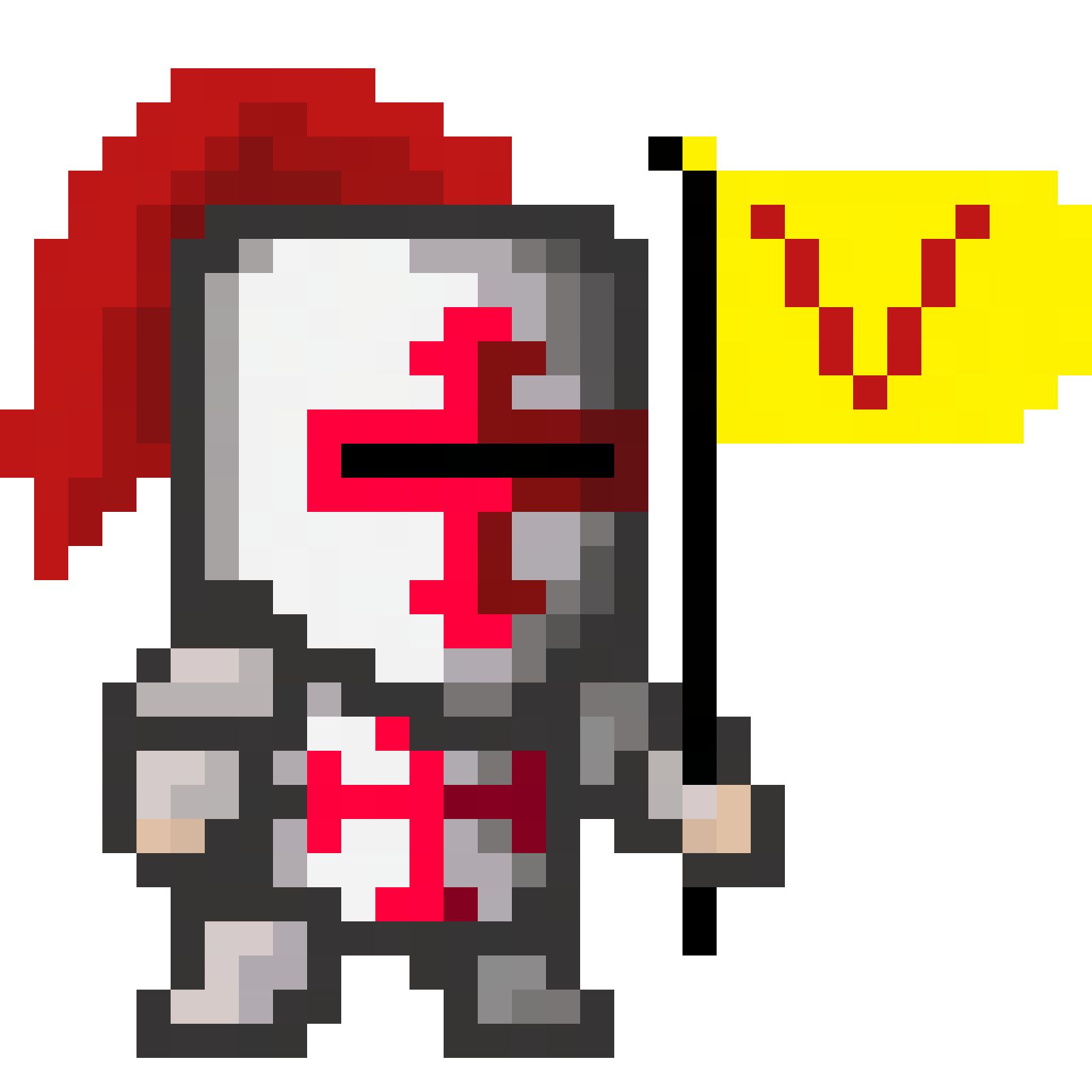 herói com bandeira